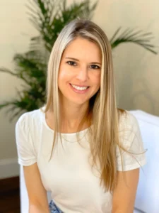 Jackie Bresnahan, pediatric occupational therapist and founder of Ground to Grow OT.